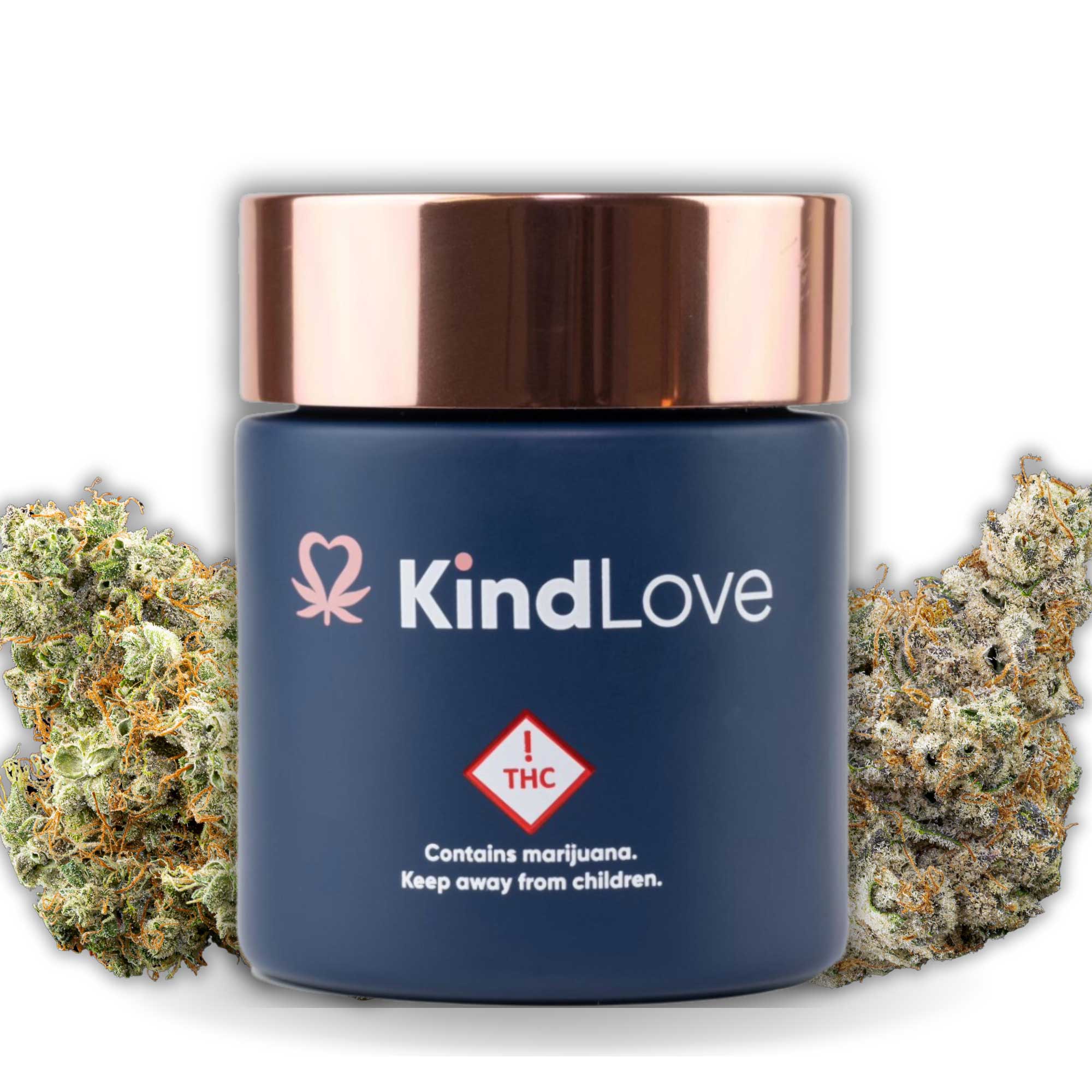 kind love cannabis jar